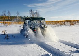 Вездеход Арго на снегу